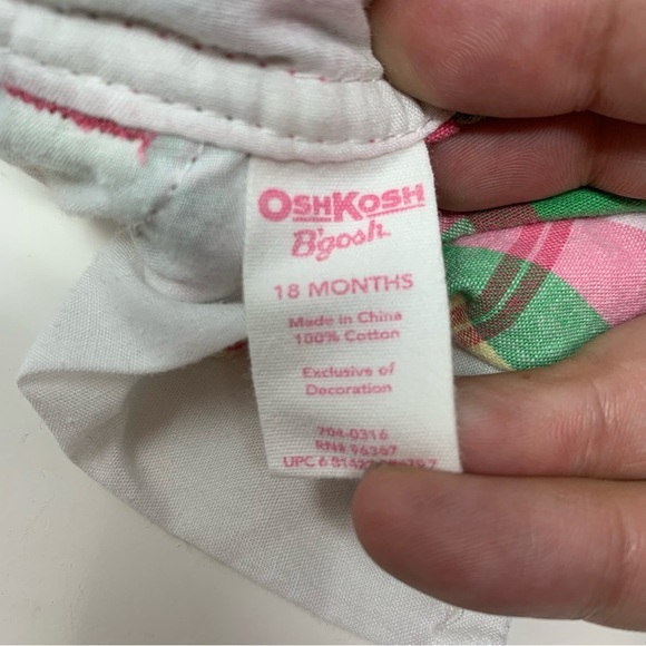 OshKosh B’gosh Plaid Romper - Picture 5 of 5